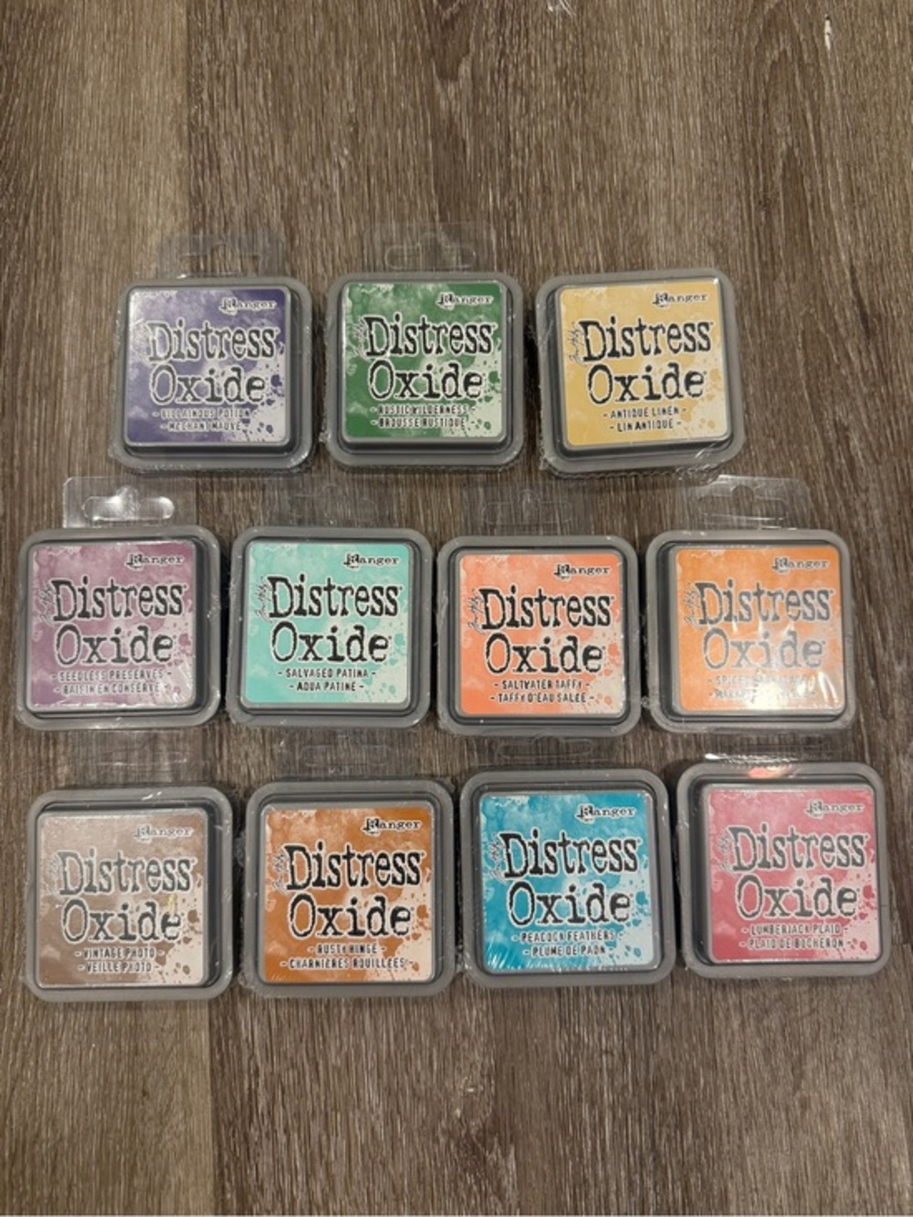 Lot of 11 Distress Oxide Ink Pad Set